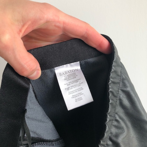 Aritzia Babaton Leather Skirt - Picture 4 of 4